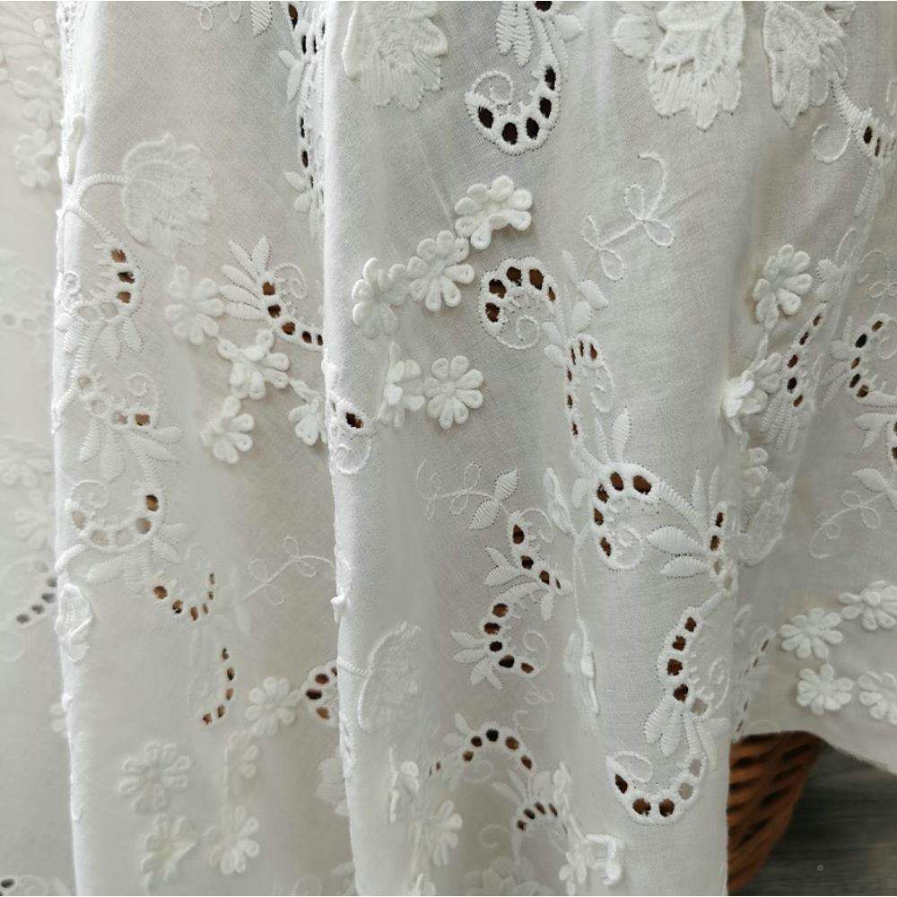 EG绣-1912050棉布体绣花D绣花EG-19120花边立雕孔花打孔绣花