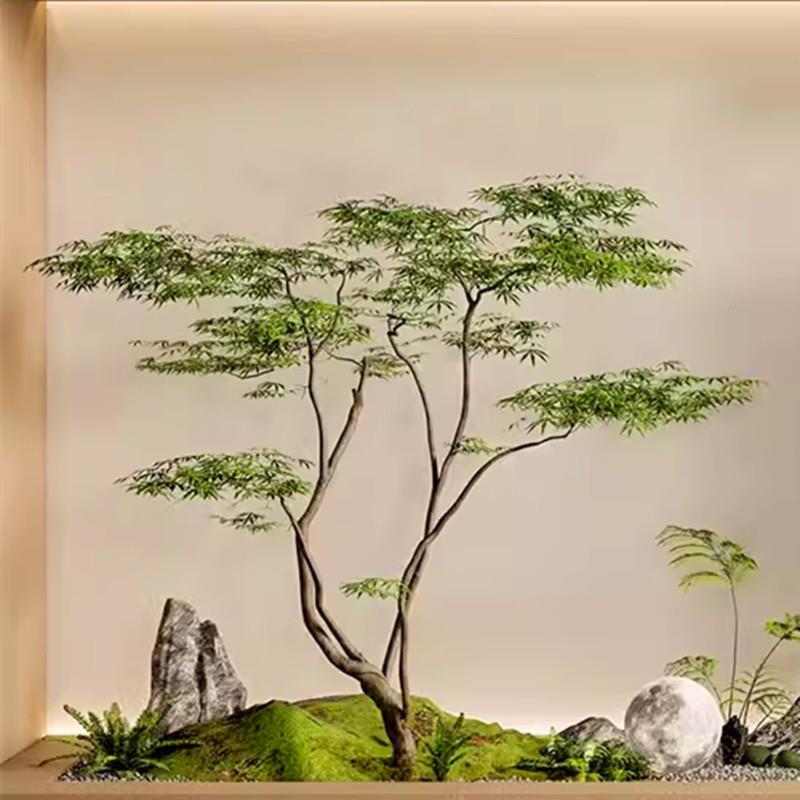 仿绿植鸡爪假枫槭树景观造真987789景橱窗商场茶室橱窗组植物装饰图片