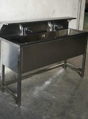 带台面洗池30洗DWE4不手锈钢洗手单槽洗手台人单槽双槽拖把清池