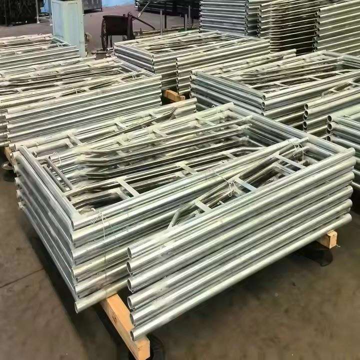 工油厂直发外贸出口门式JCF脚手手架漆脚手移动脚架架门架