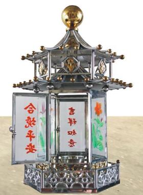 明KWZ不锈钢桌防风灯面油灯供佛油长酥灯添油灯