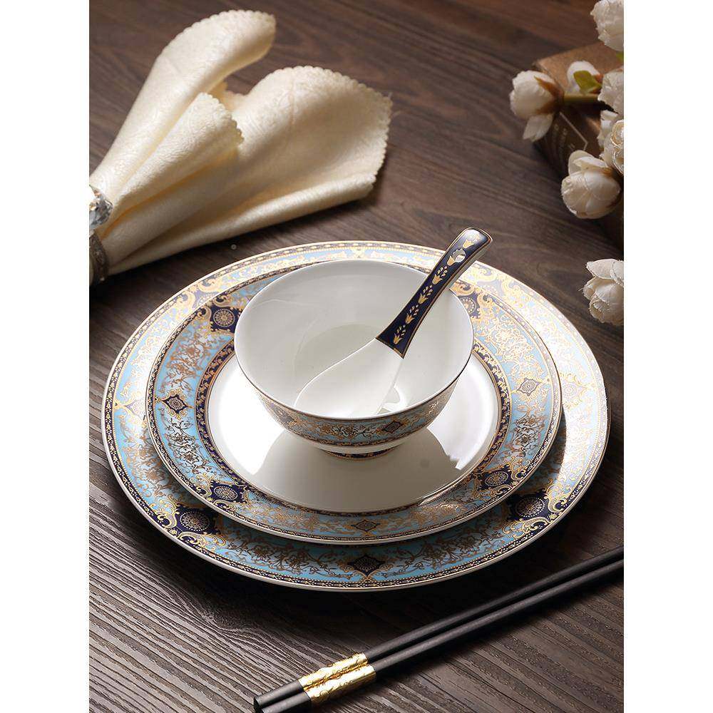 波西米969蓝家用餐碗盘碟饭骨瓷碗面碗汤碗小具碗菜盘盘餐汤盘碟,五金/工具,其它工具,淘宝优惠券,粉丝福利购,淘宝优惠卷