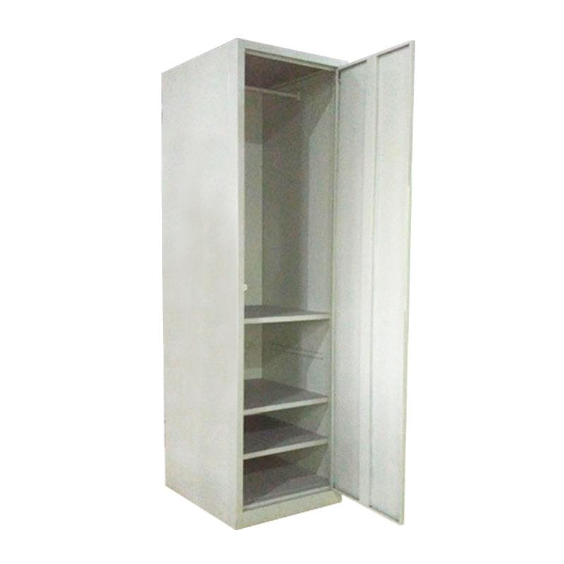 源厂直供简灰单门储约更衣柜冷轧钢板物健身房泳池可拆白YG-01装