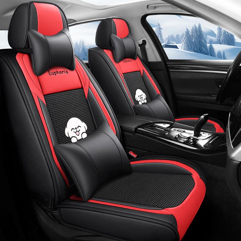 爆四跨境全皮车坐垫季垫通用车型汽款车用品座439垫汽座椅套外贸