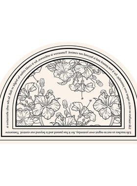 硬藻泥浴室吸水地垫滑洗手厕门口速干硅脚垫VHZ卫生间所防垫门垫