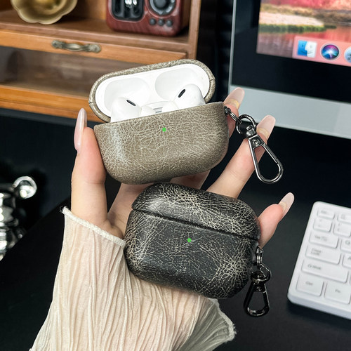小众皮质耳机壳airpodspro3代