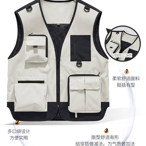 餐饮马甲工作服定制印字l