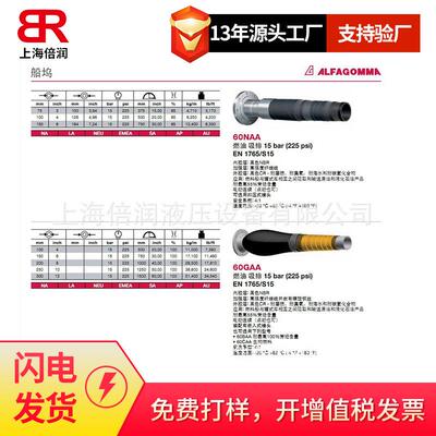 倍润阿法格玛ALFAGOMMA工业管燃油管吸排管60NAA 60GAA