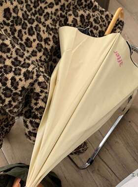 3fter定 制款|升级版来啦～晴雨两用奶黄黑胶挡太阳长柄遮阳伞雨