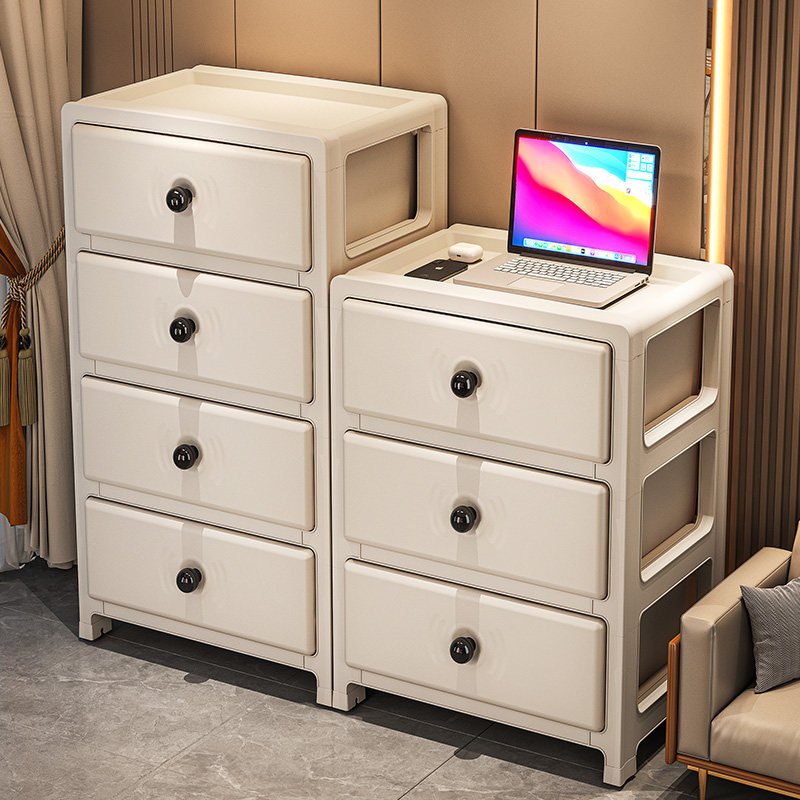 【抽屉柜】抽拉式抽屉式床头柜收纳柜客厅多层轻卧室奶油风五斗柜,收纳整理,其他收纳,淘宝优惠券,粉丝福利购,淘宝优惠卷