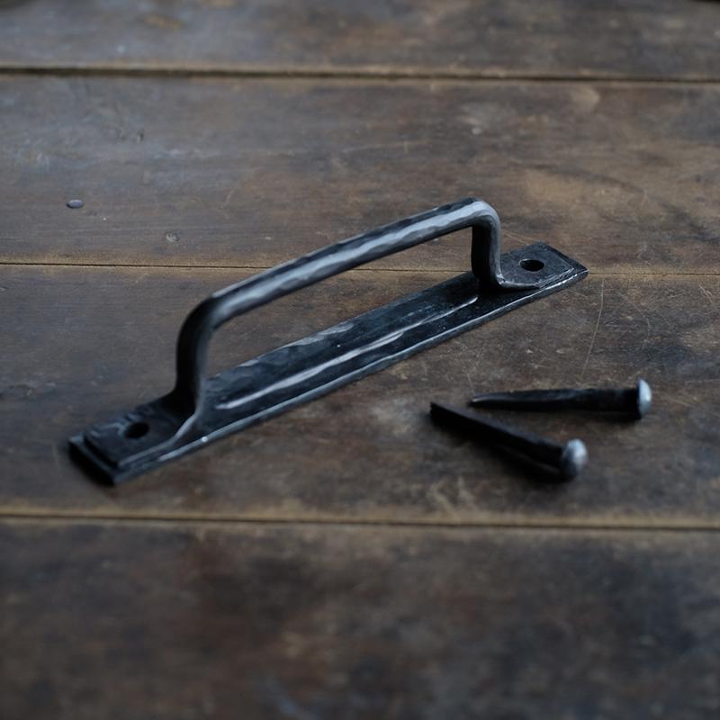 锻造中式铁艺大门大小拉手复古抽屉柜门把手简约家具配件