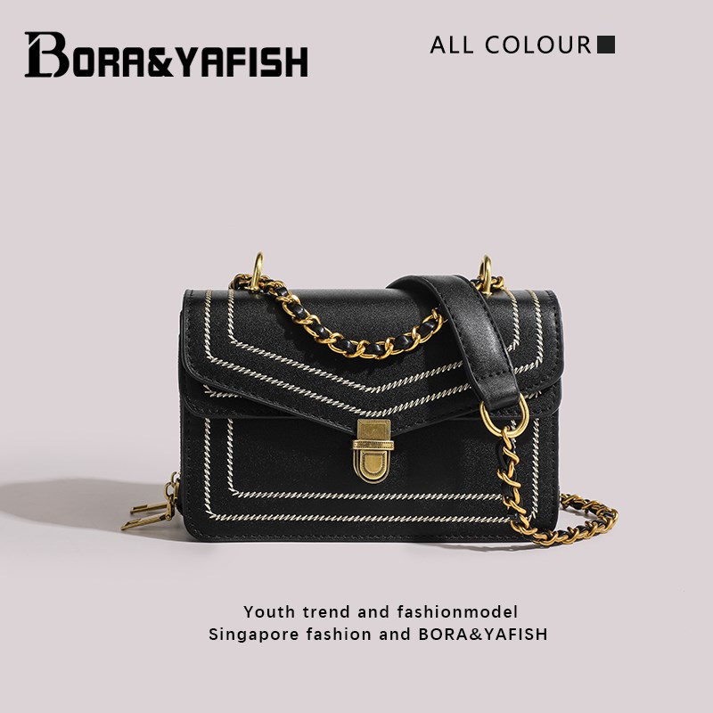 小方包女包2023夏季新款韩版百搭时尚链条N斜挎包高级感纯色小包