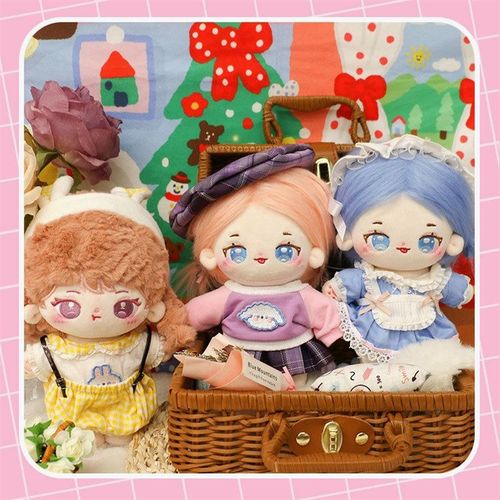 厂货棉花娃娃公仔衣服装扮配饰包包发夹裙旗袍披肩帽吊带外套裤子