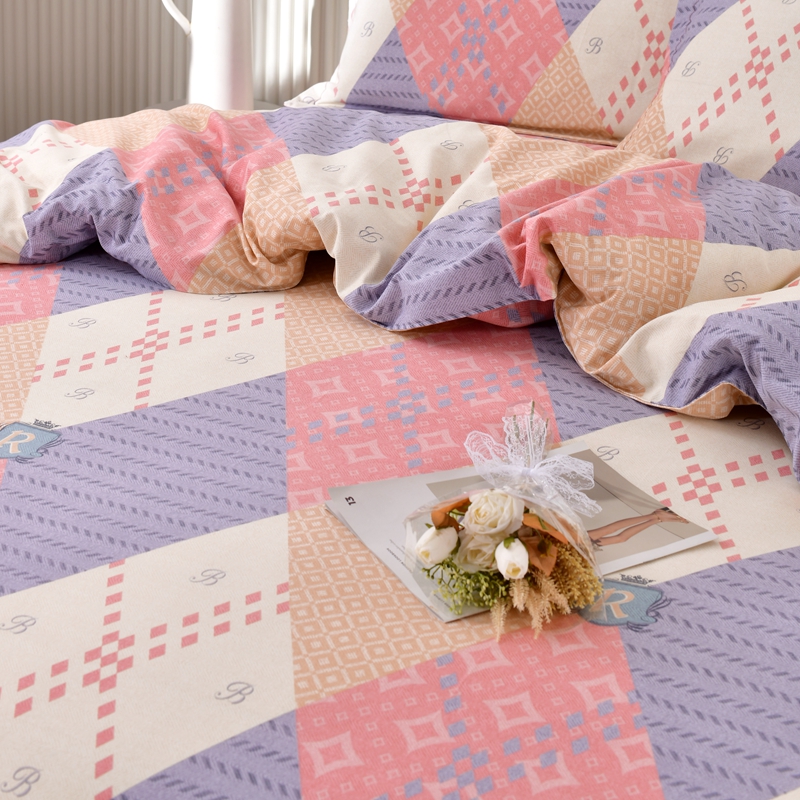 家用100%纯棉磨毛被套单件加厚保暖全棉印花磨绒单人双人被罩冬季