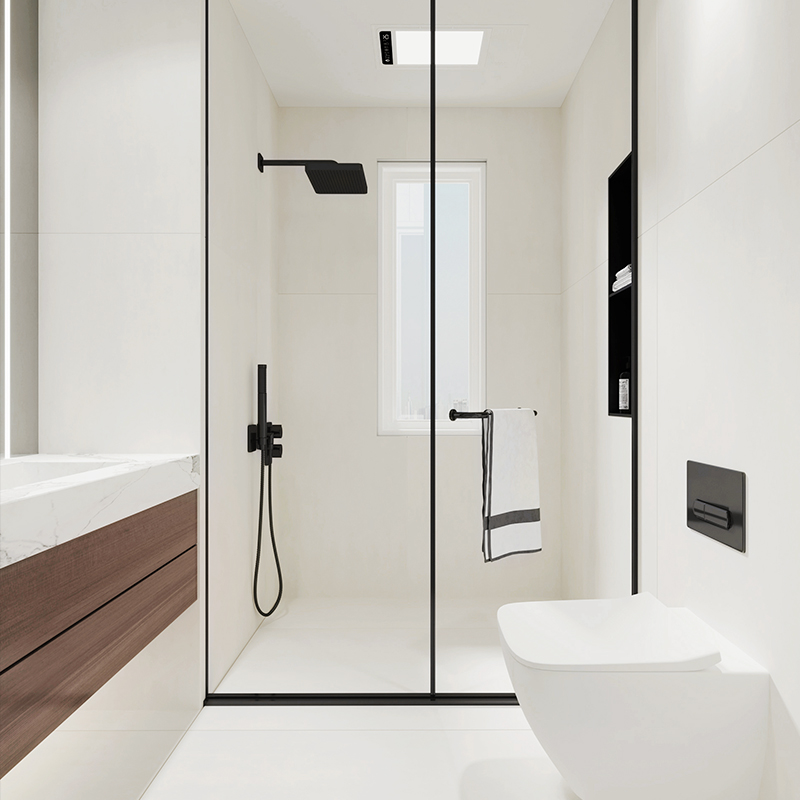 柏度侘寂奶油白微水泥瓷砖客厅地板砖卫生E间厨房奶白地砖600 120