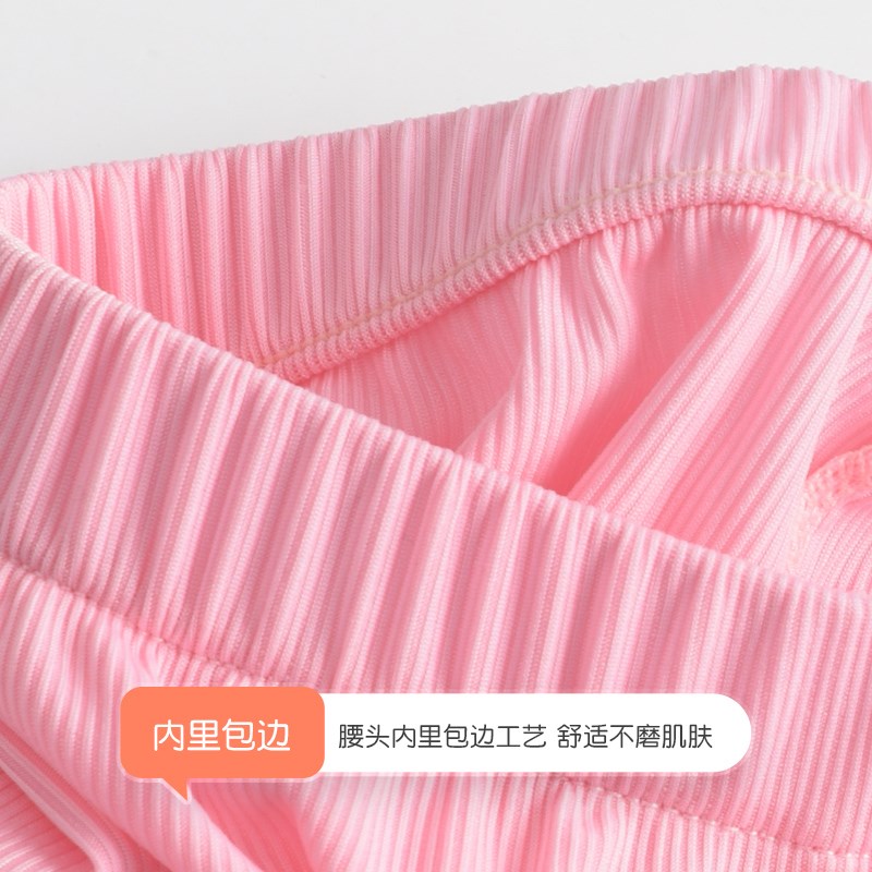 【夏天很舒服】儿k童睡衣夏季薄款男孩女孩家居服夏款冰丝男童女