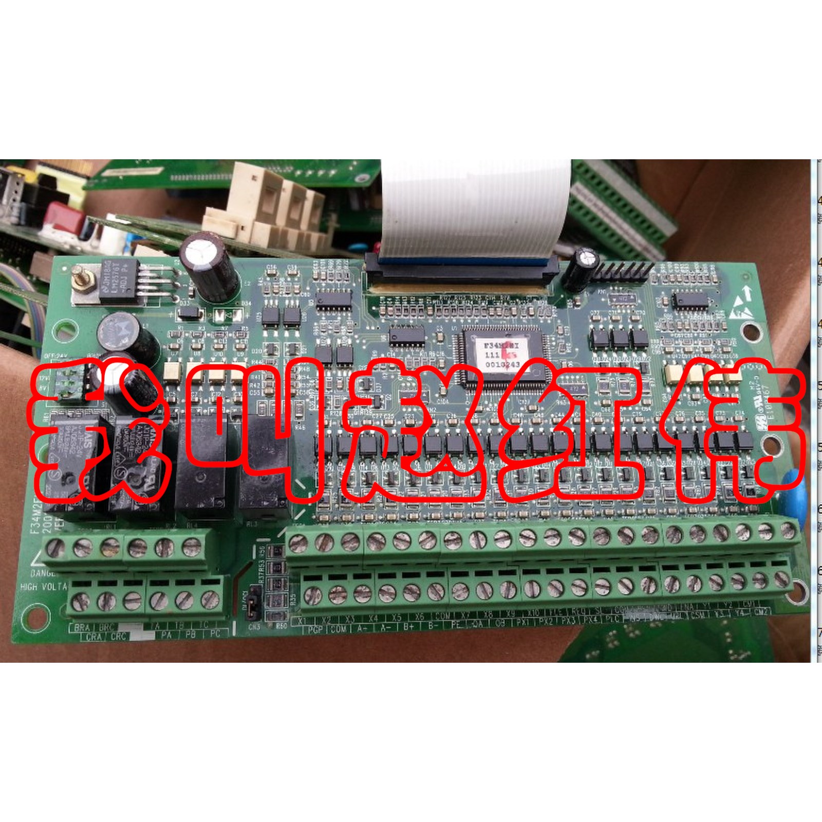 F34M2EI1日立电梯爱默生TD3100端Q子板扩展板编码器板