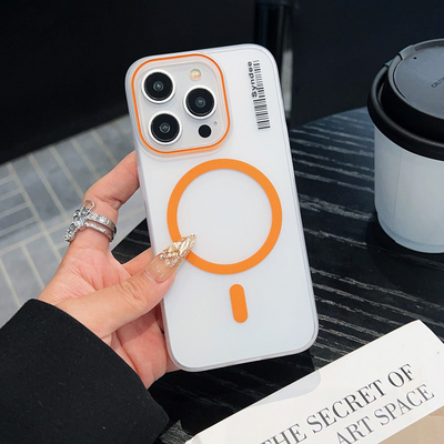 苹果系列PC柔砂磁吸手机壳