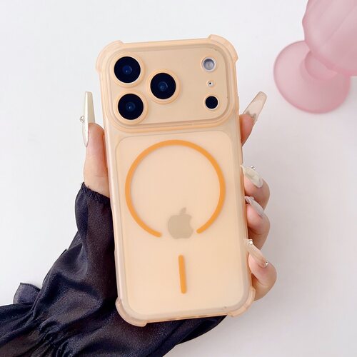 适用iphone17磁吸手机壳14plus苹果16promax硅胶12气囊防摔磨砂15超薄17Air软壳13Pro镜头全包保护套男女