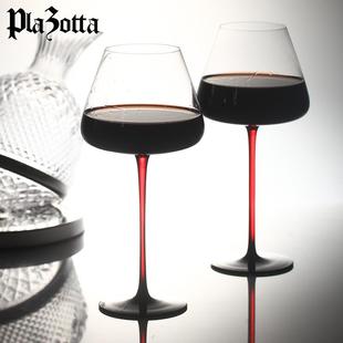 奢华高档水晶红酒杯子家用勃艮第红醒酒杯高脚杯 德国plazotta欧式