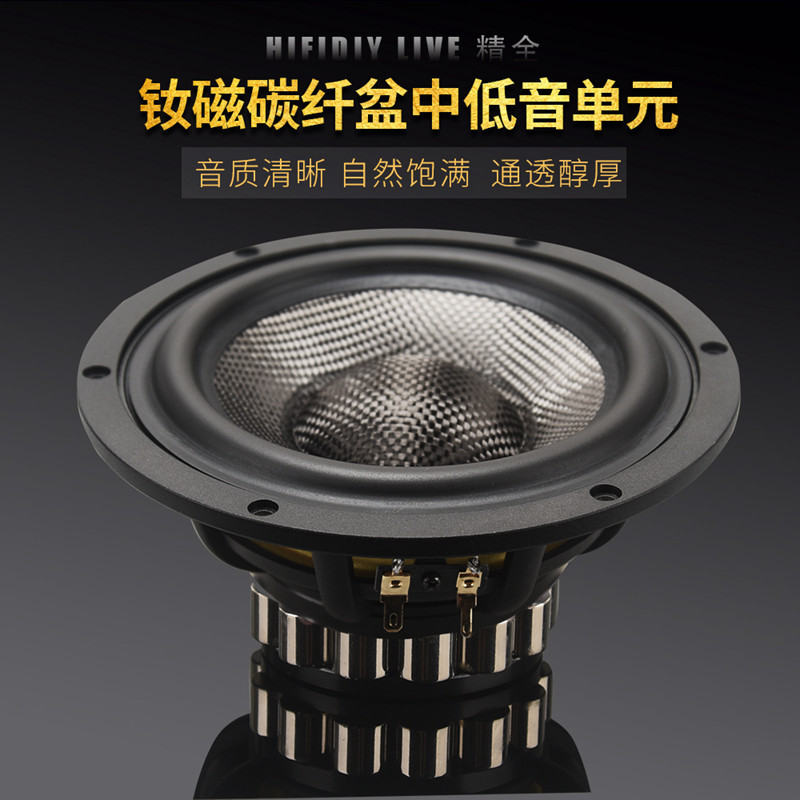 精全碳纤盆中低音钕磁