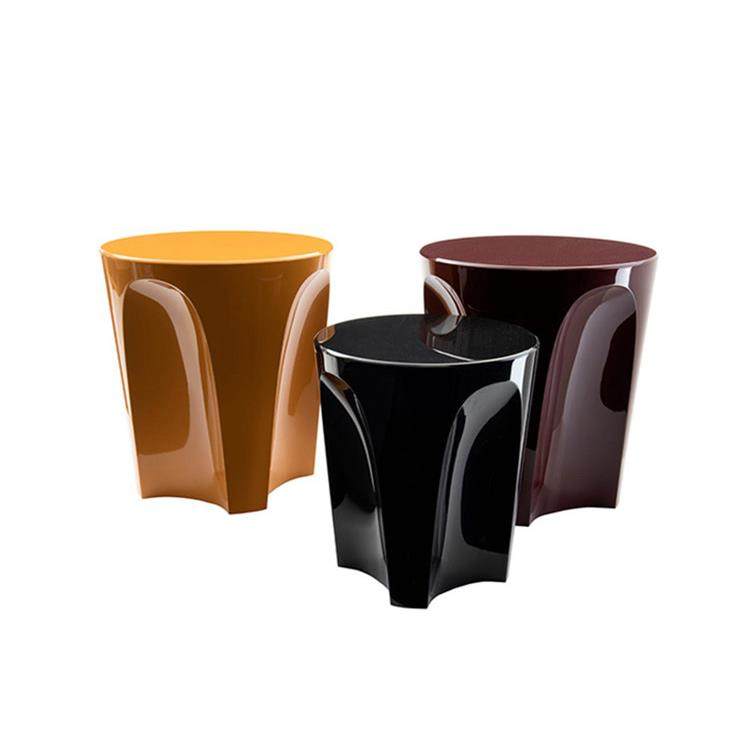 玛吉斯北欧设计师款玻璃钢沙发边几简约茶几户外角几咖啡桌子圆几