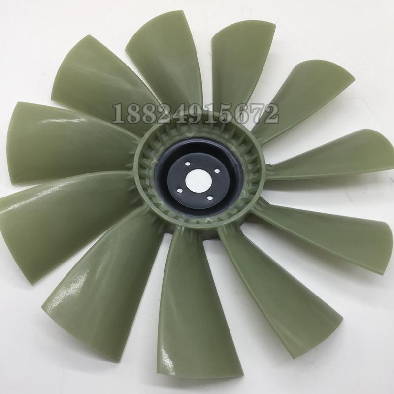 挖掘机日立ZAX60/70/4JG1五十铃发动机风扇叶三一SY60/75风叶配件