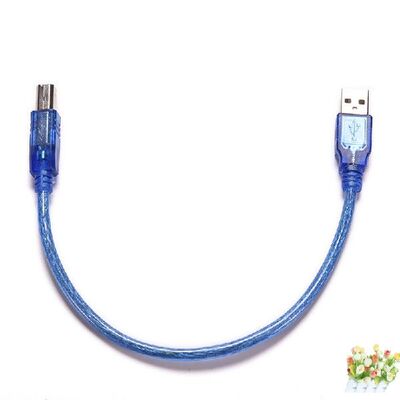 新品1PC  Data Transfer Printeyr Cable Cord 30CM Blue High Sp