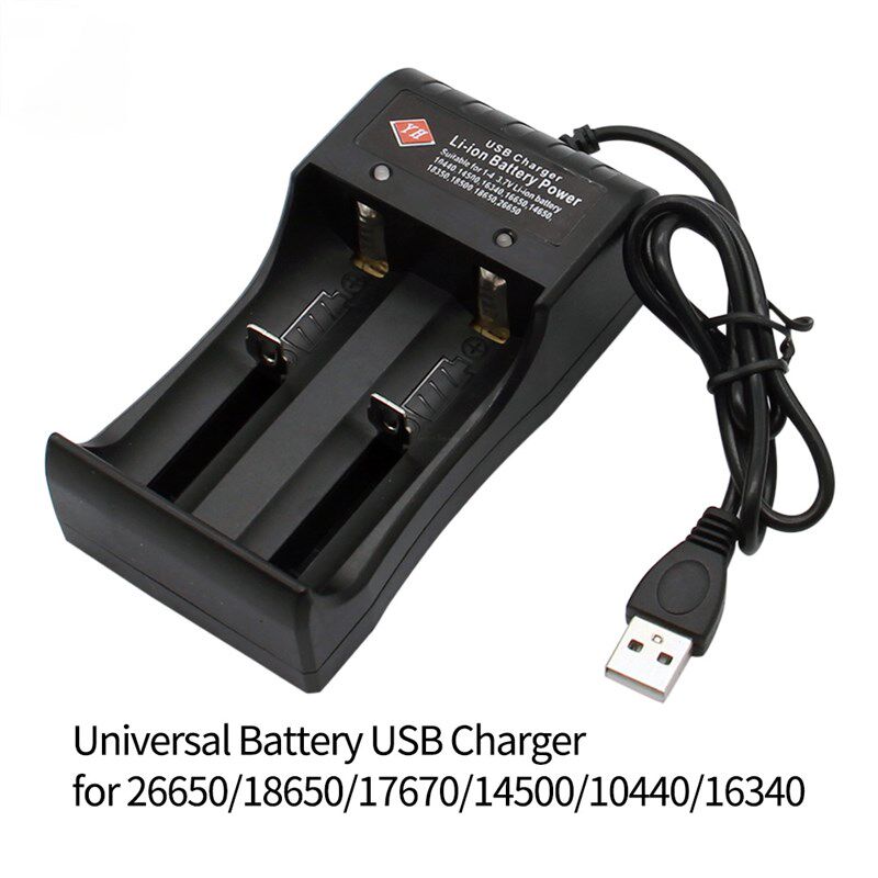 新品2023 Univiersal 1/2 Slot Battery 3.7V 18650 26650 14500