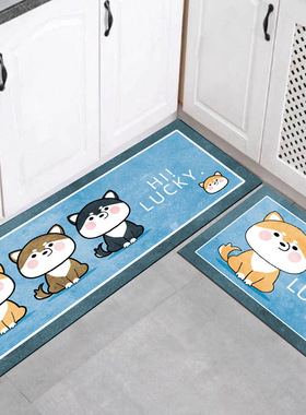 极速Kitchen Floor Mat Bathroom DoorF Mat Entrance Mat Entran