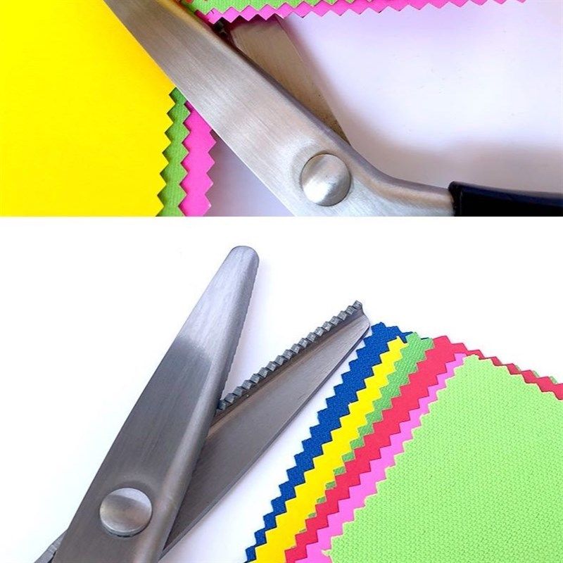 极速不锈钢c牙布剪三角牙5MM花边剪裁缝布料剪DIY服装剪锯齿型剪,居家日用,家用剪刀,淘宝优惠券,粉丝福利购,淘宝优惠卷