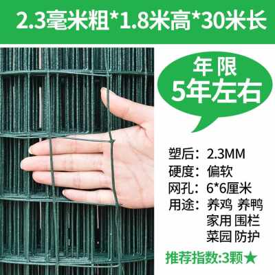 极速厂销塑胶网h格防护围栏户外养殖围网养鸡场家用Q拦网网栏隔离