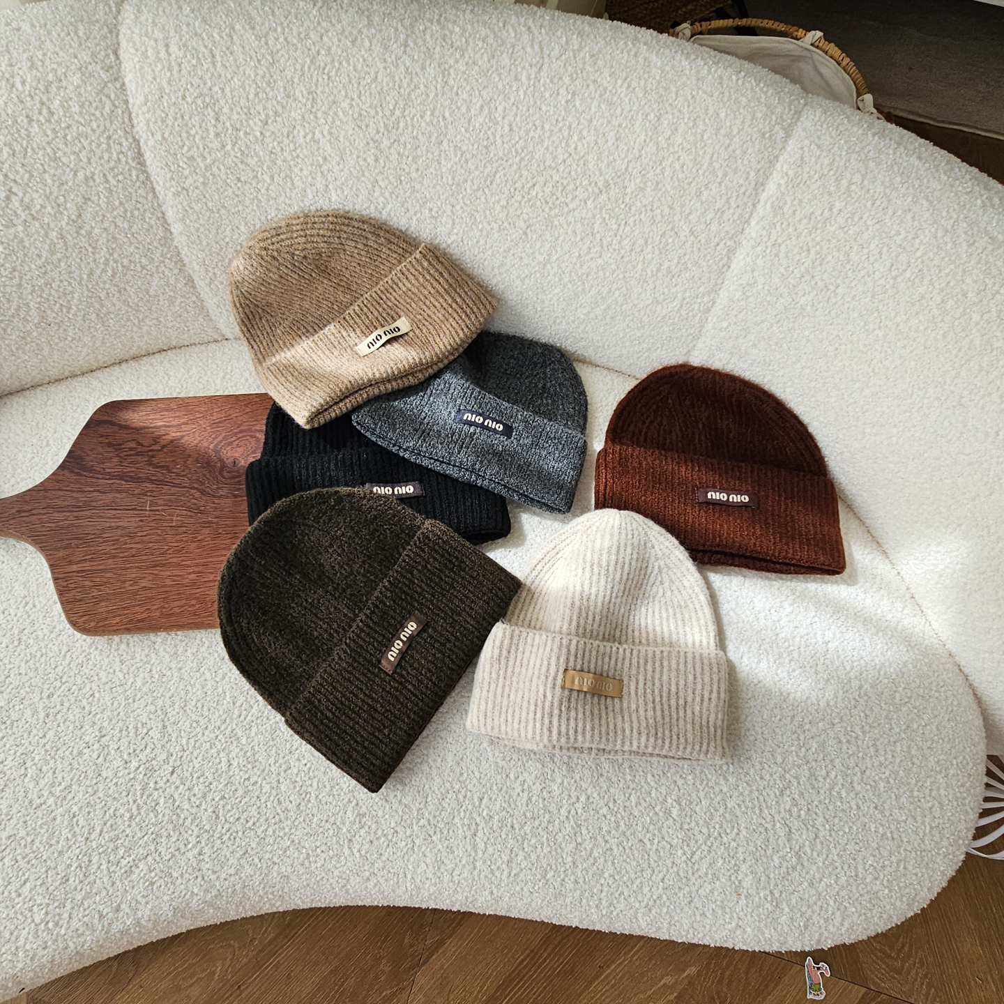 2025新款儿童针织帽毛线帽