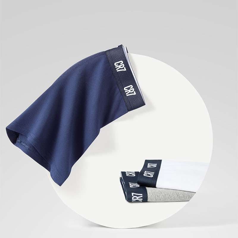 C罗纯棉CR7运动内裤平角裤短裤衩