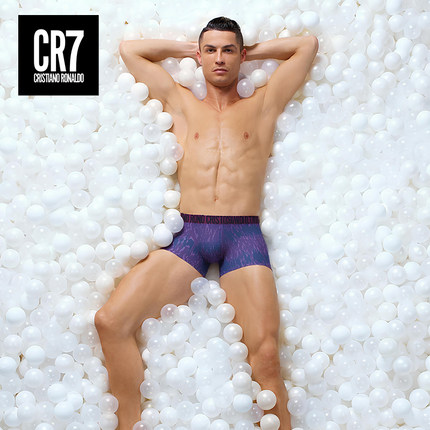 CR7官方正品C罗同款男士运动内裤透气速干秋季冰丝男士平角内裤