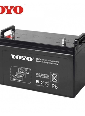 JAPATOYO 12V100AH 东洋6GFM100 太阳能 UPS电源蓄电池普通干电池