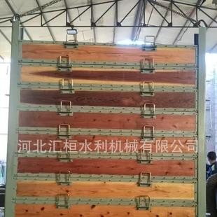 木质叠梁闸门水利木闸门渠道闸挡水闸门进口白松木闸门木质闸门