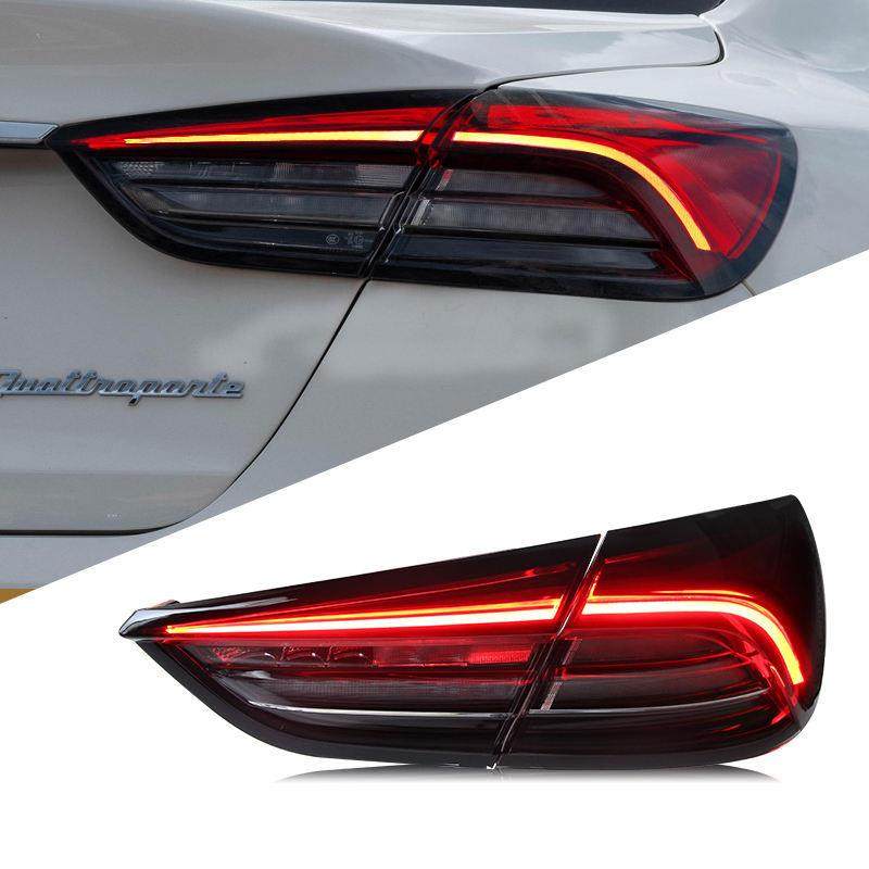 适用于13-17款玛莎拉蒂总裁尾灯总成改装新款LED光导行车灯刹车灯