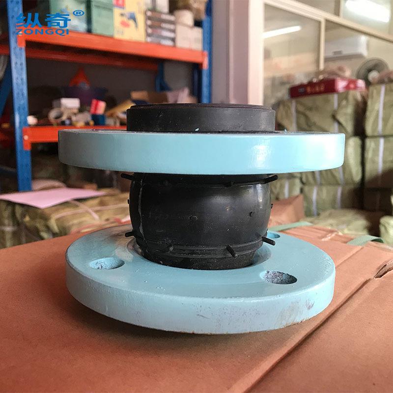 广州华侨减震器 KXT型法兰橡胶软接头伸缩节可曲挠橡胶软接头管道