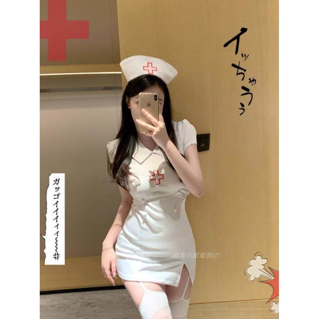 万圣节性感护士制服cosplay医生角色扮演纯欲风诱惑夜店主播服装