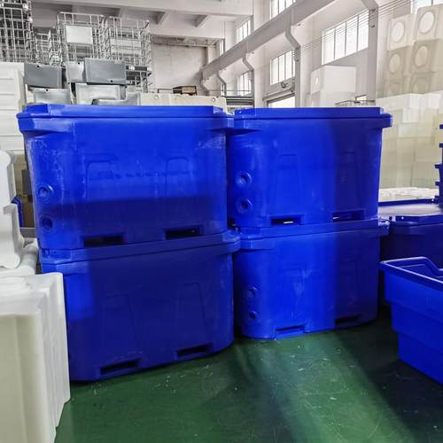 660L海钓滚塑保温箱浸泡鱼虾水产冰冻海鲜鱿鱼周转异形加工