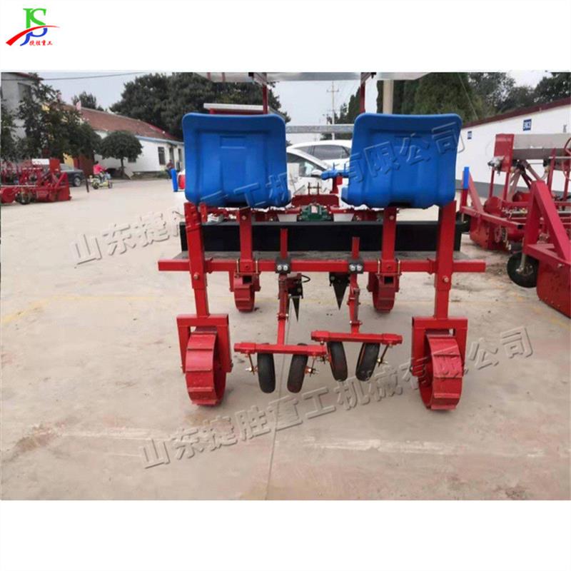 蔬菜苗辣椒苗移栽机 三点悬挂式秧苗种植机 花卉钵体植物苗栽苗机