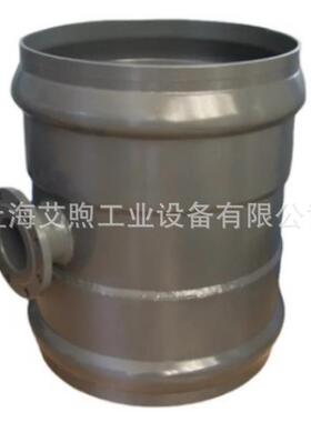 DN600*200灰色钢塑管密封圈式承口三通 UPVC管双承口法兰转换三通