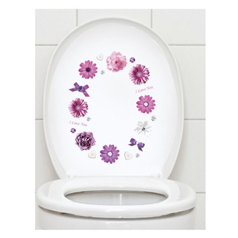 创意马桶贴遮小洞眼防水瓷砖贴纸冰箱橱I柜门镜子马桶装饰自粘贴