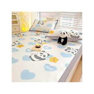 定制夏天冰丝凉席少儿床笠罩120X190X150X90*K135X200X220cm榻榻