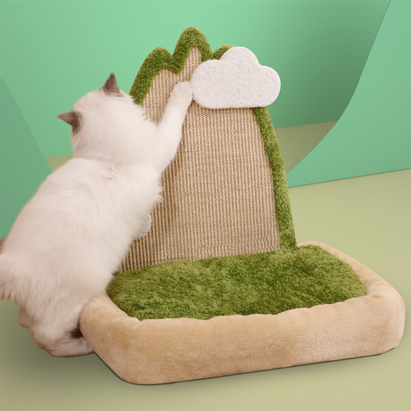 猫抓板猫窝一体耐磨不掉屑猫爬架猫咪立式沙发剑麻青山可拆不占地
