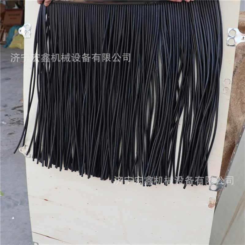 导料槽挡尘帘聚氨酯挡煤皮阻燃抗静电圆柱形防尘帘耐磨损