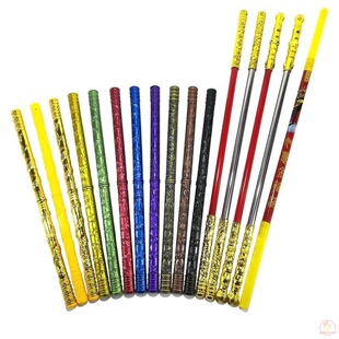 美猴王金箍鲁棒儿童玩具金箍棒收缩可伸缩棒不T锈钢舞台塑料道具