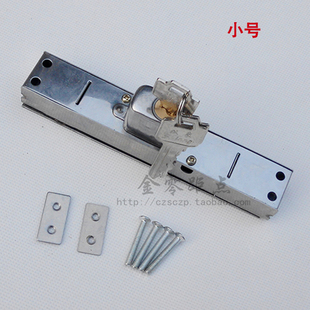 不锈钢栅栏移门i锁铁拉闸门锁防盗推拉门双舌自动碰锁伸缩门锁小