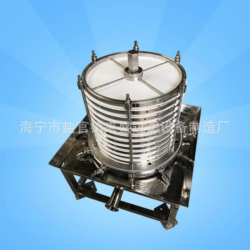 微孔膜过滤器层叠式板框过滤器可换滤膜纸板滤布滤纸过滤设备